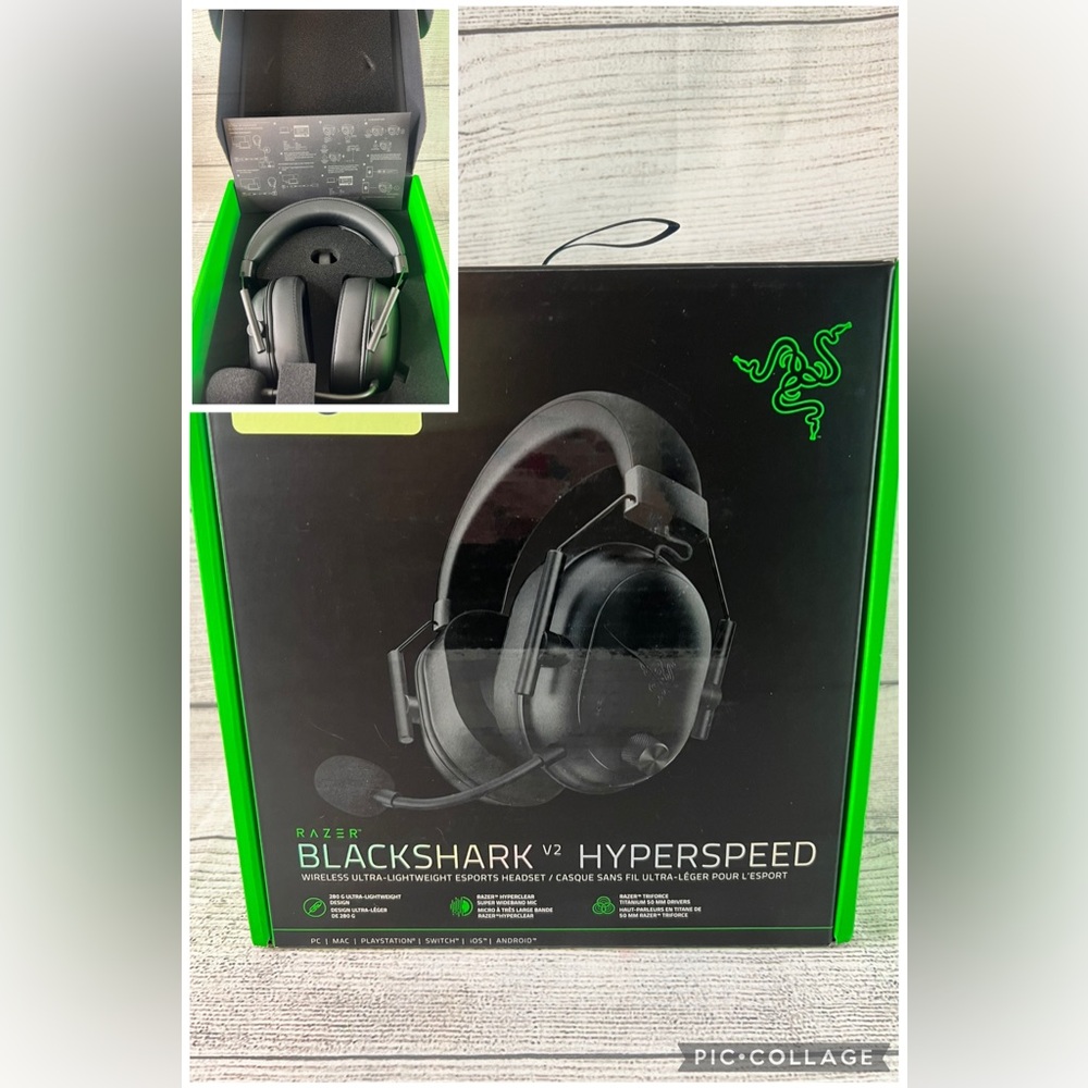 Razer BlackShark V2 HyperSpeed Gaming Headset with microphone - Picture 3 of 3